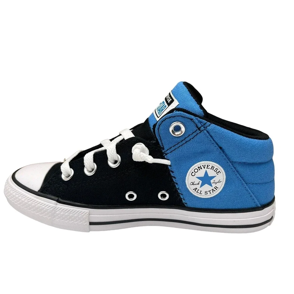 Converse Chuck Taylor All Star Youth Boy's Slip on Shoes Size 2 Royal Blue/Black